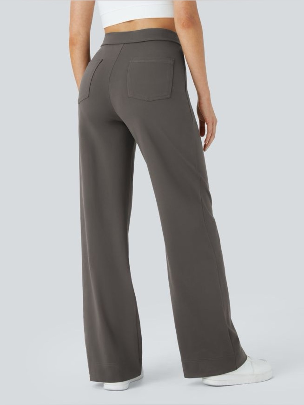 HALARA DayStretch High Waisted Pockets Straight
Leg Casual Pants - Picture 6 of 13